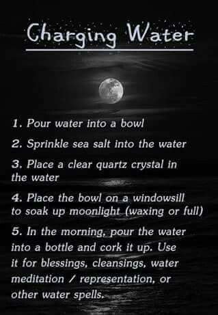 Water energizes magic